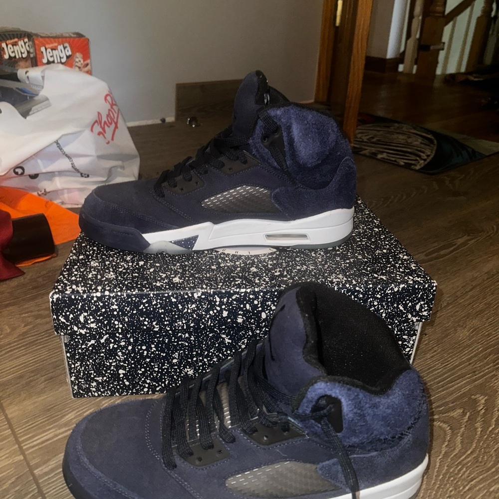 Jordan Men's Shoes in Navy and Black